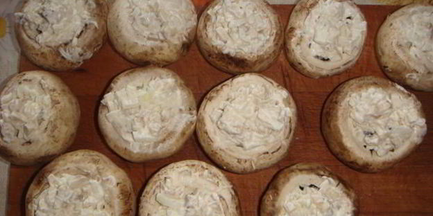 шампиньоны под майонезом