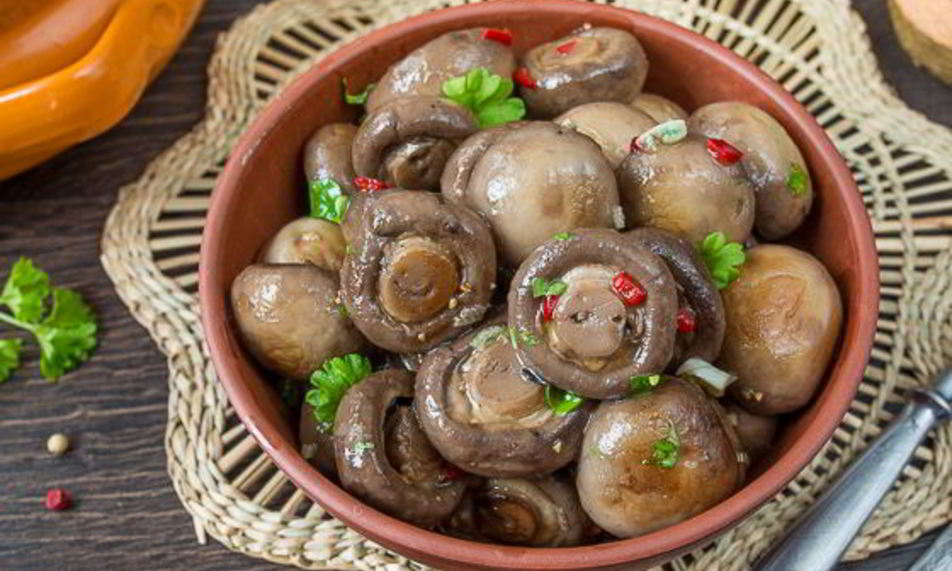 Рецепт шампиньонов в медовом маринаде