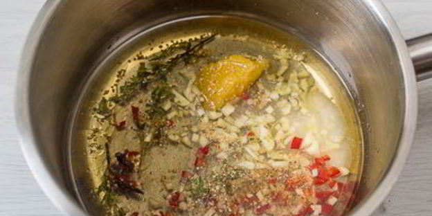 шампиньоны в медовом маринаде