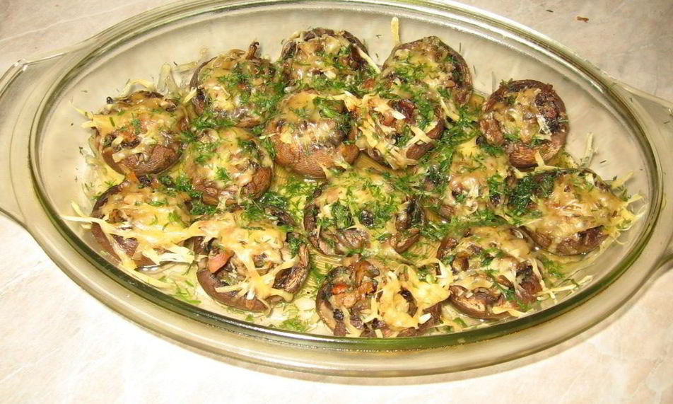 Рецепт шампиньонов в микроволновке