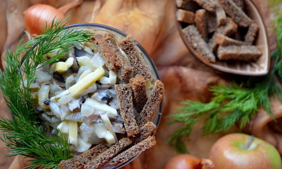 Рецепт шампиньонов закусочных