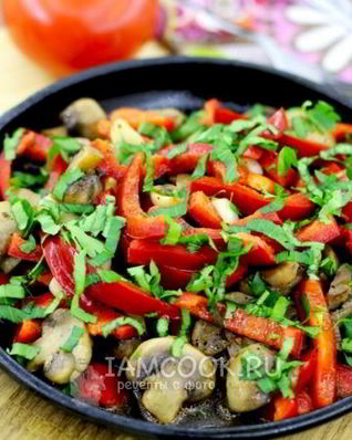 Шампиньоны жареные