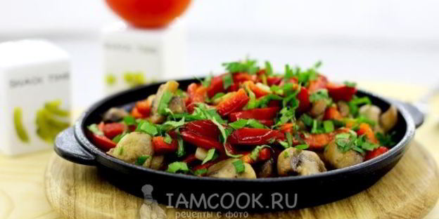 шампиньоны жареные