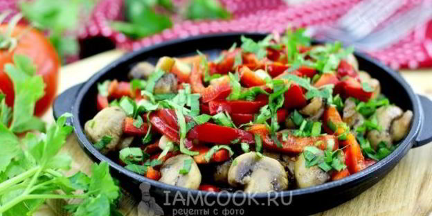 шампиньоны жареные