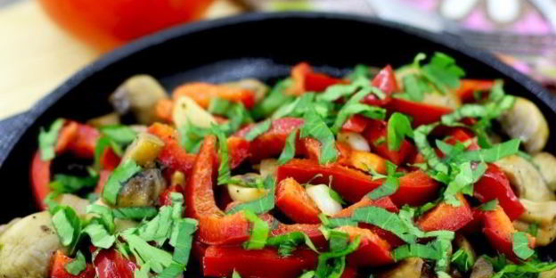 шампиньоны жареные