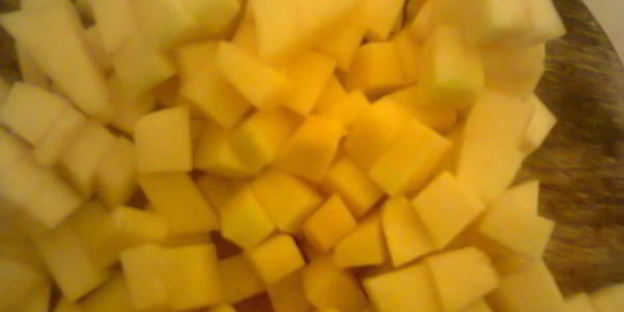 тушеные шампиньоны с тыквой и орегано