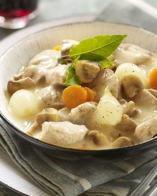 Тушеные вешенки со сметаной