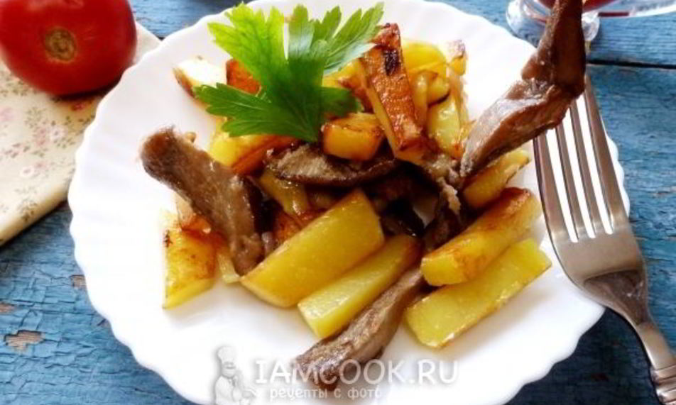 Рецепт жареных груздей с картошкой