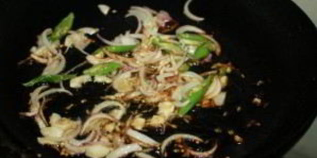 жареные вешенки с луком