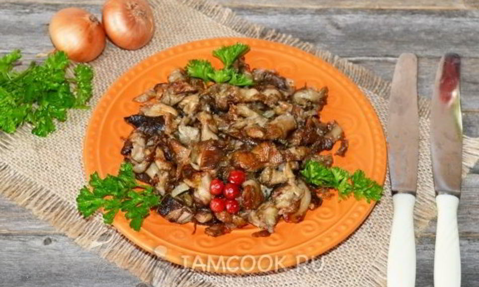 Рецепт жареных зонтиков