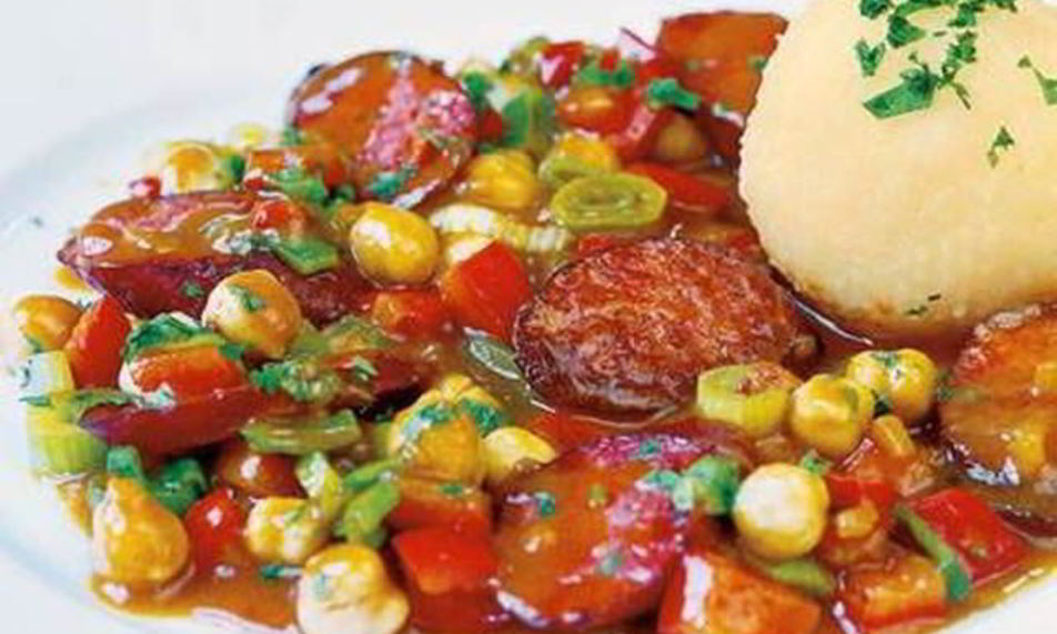 Рецепт быстрого гуляша с болгарским перцем