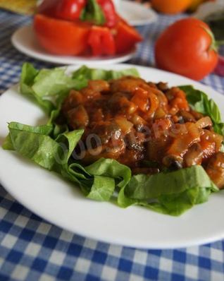 Грибной гуляш из грибов