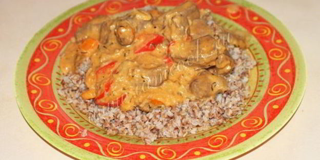 гуляш из говяжьей печени