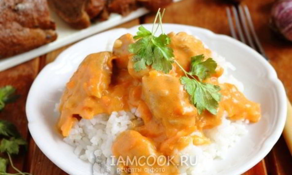 Рецепт гуляша из индейки в мультиварке