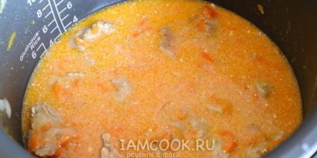 гуляш из индейки в мультиварке