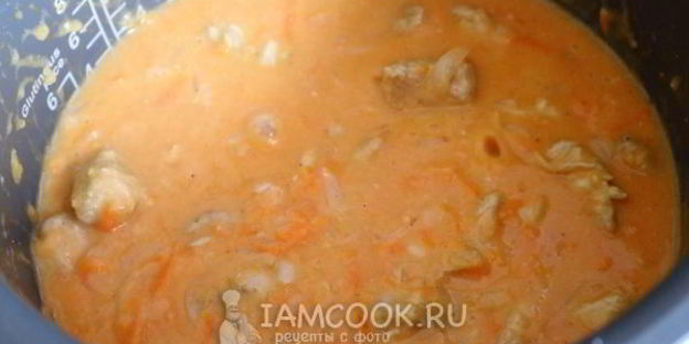 гуляш из индейки в мультиварке