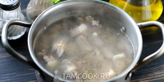 гуляш из куриных сердечек