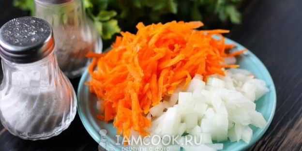 гуляш из куриных сердечек