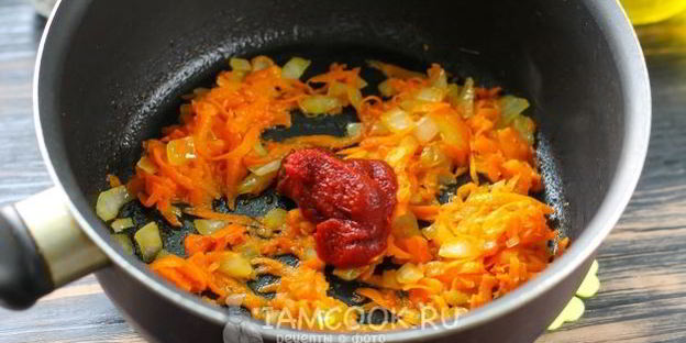 гуляш из куриных сердечек