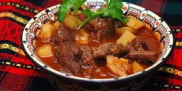 гуляш из мраморной говядины