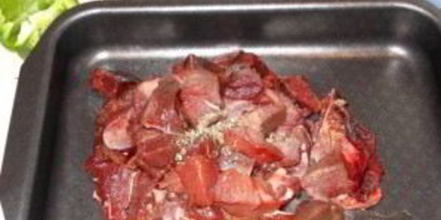 гуляш из оленины