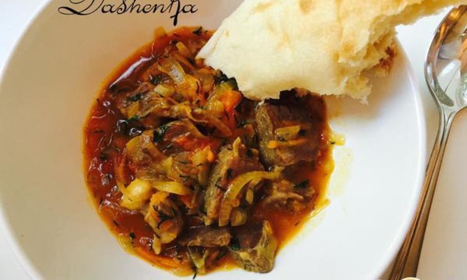 Рецепт гуляша из отварного мяса