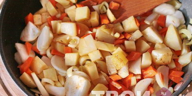 гуляш из печени говяжьей