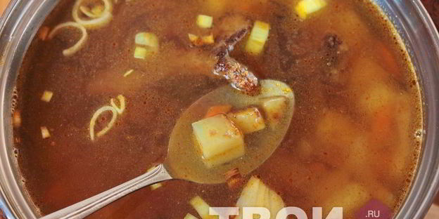 гуляш из печени говяжьей