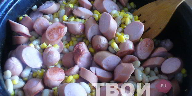 гуляш из сосисок