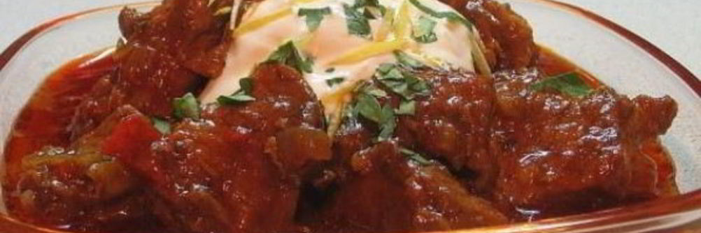 Гуляш из свинины