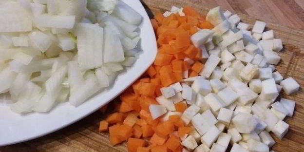 гуляш с белыми грибами