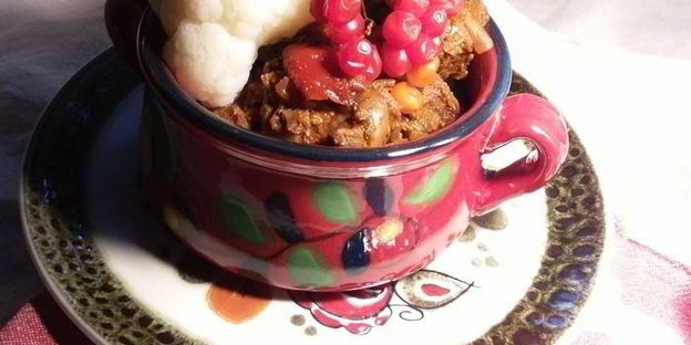 гуляш с белыми грибами