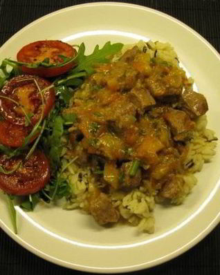 Гуляш с рисом