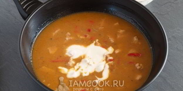 гуляш в хлебе по-чешски