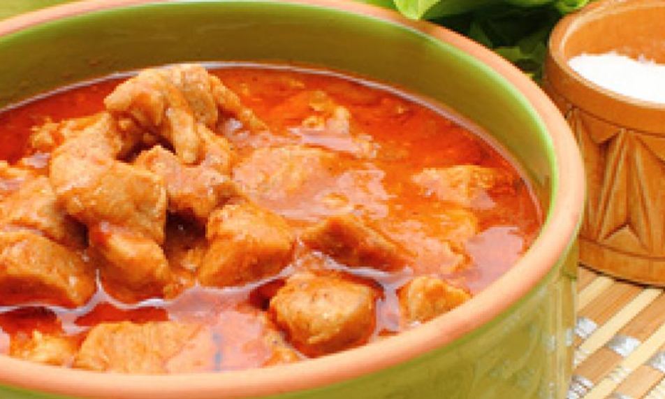Рецепт мясного гуляша из свинины