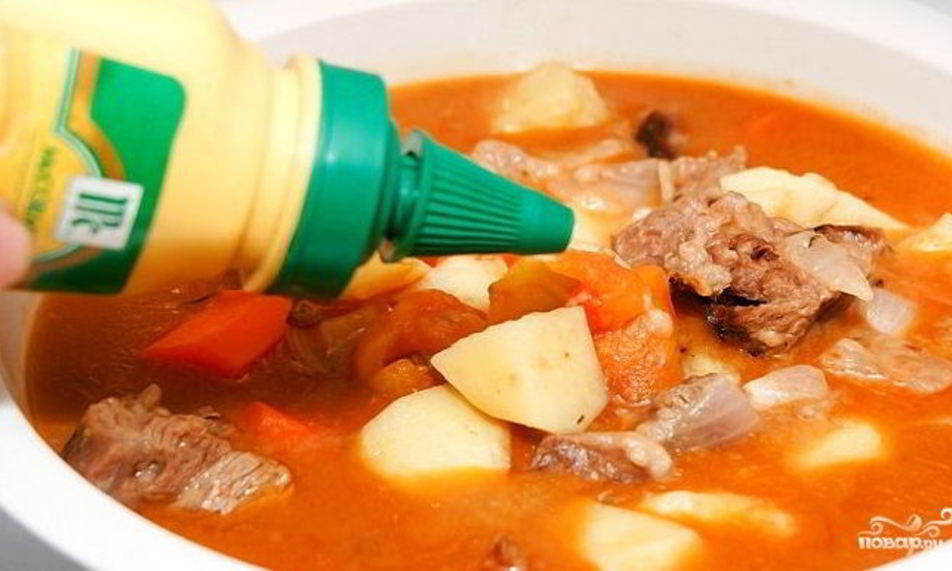 Рецепт мясного гуляша