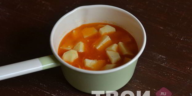 постный картофельный гуляш