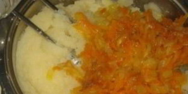 картофельное пюре постное