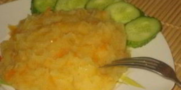 картофельное пюре постное