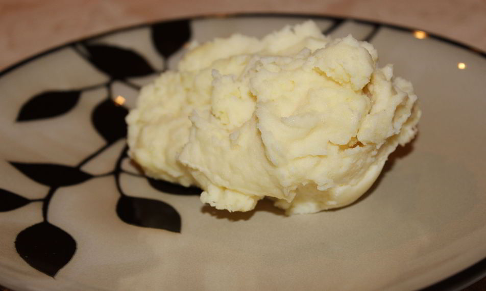 Рецепт картофельного пюре с козьим сыром