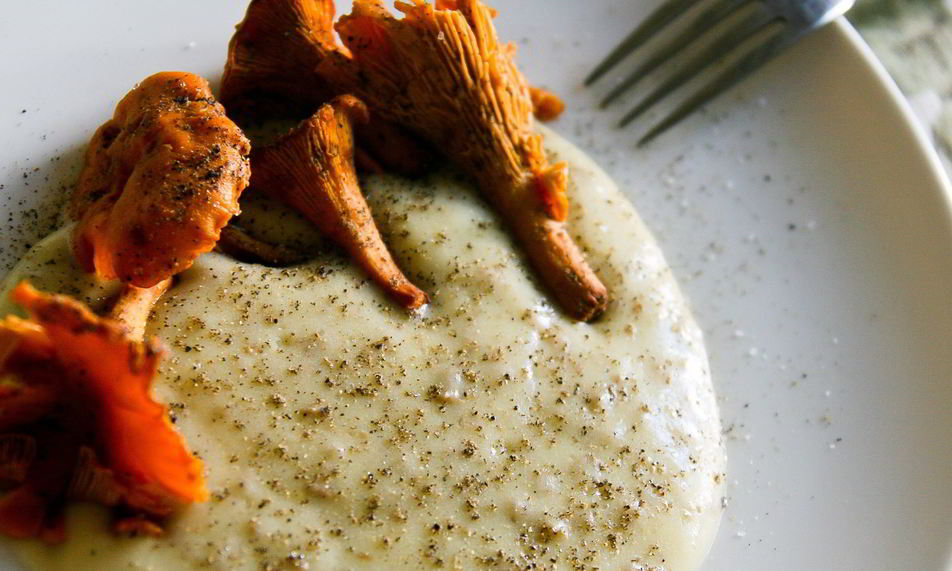 Рецепт картофельного пюре с лисичками