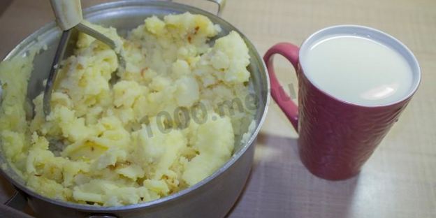 картофельное пюре с луком
