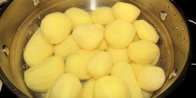 картофельное пюре со шпинатом