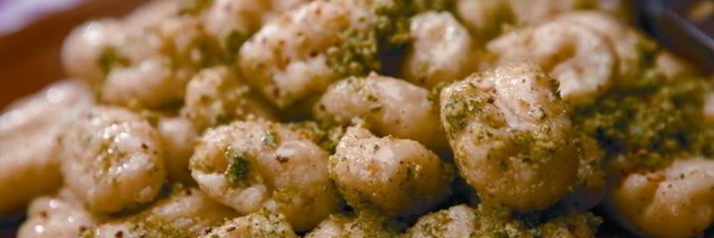 Картофельные ньокки с песто