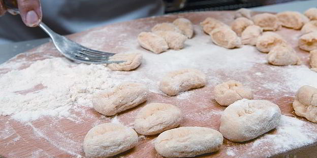 картофельные ньокки с песто