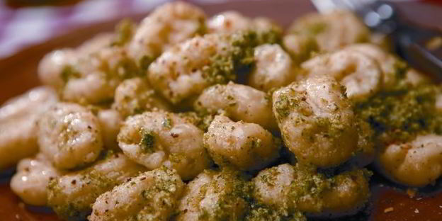 картофельные ньокки с песто