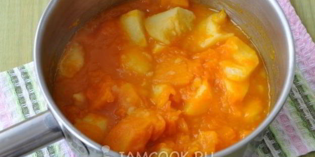 картофельные ньокки с тыквой