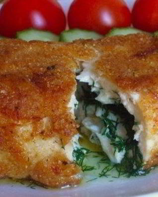 Домашние котлеты по-киевски из куриного филе