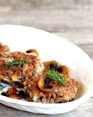 Грибные котлетки