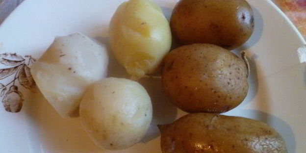 картофельно-баклажановые котлеты